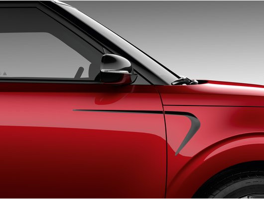 J2200ADE01BL Bočné nálepky, čierna metalíza, KIA e-Soul