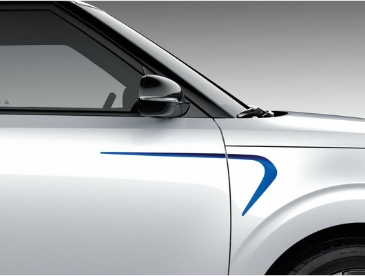 J2200ADE01BU Bočné nálepky, morská modrá, KIA e-Soul