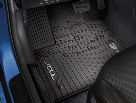 J2131ADE00 Gumené rohože so sivým logom, KIA e-Soul