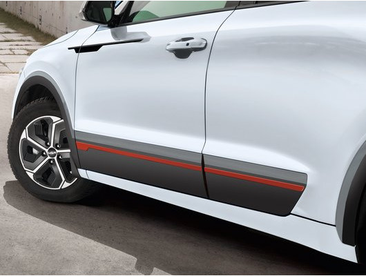 AT271ADE00OR Bočné lišty, oranžová farba, KIA Niro EV