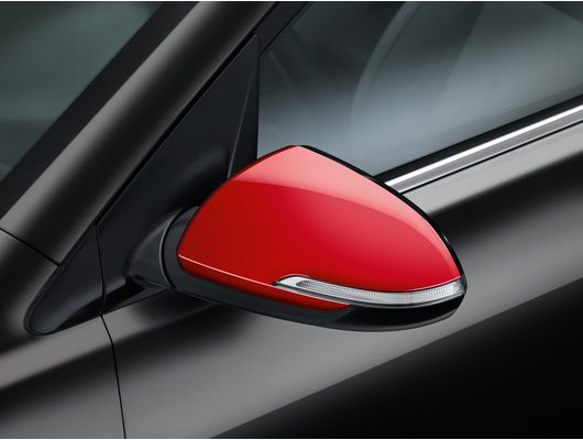 H8431ADE00RD Kryty spätných zrkadiel KIA Rio, KIA Stonic, červené